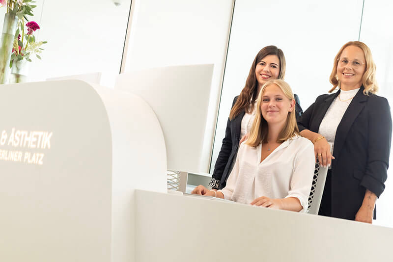 Mitarbeiterinnen Empfang