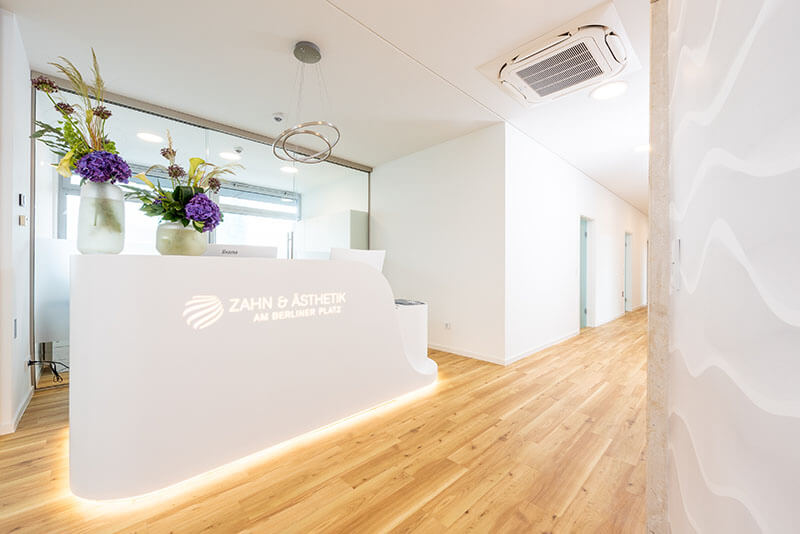 Empfangsbereich der Praxis